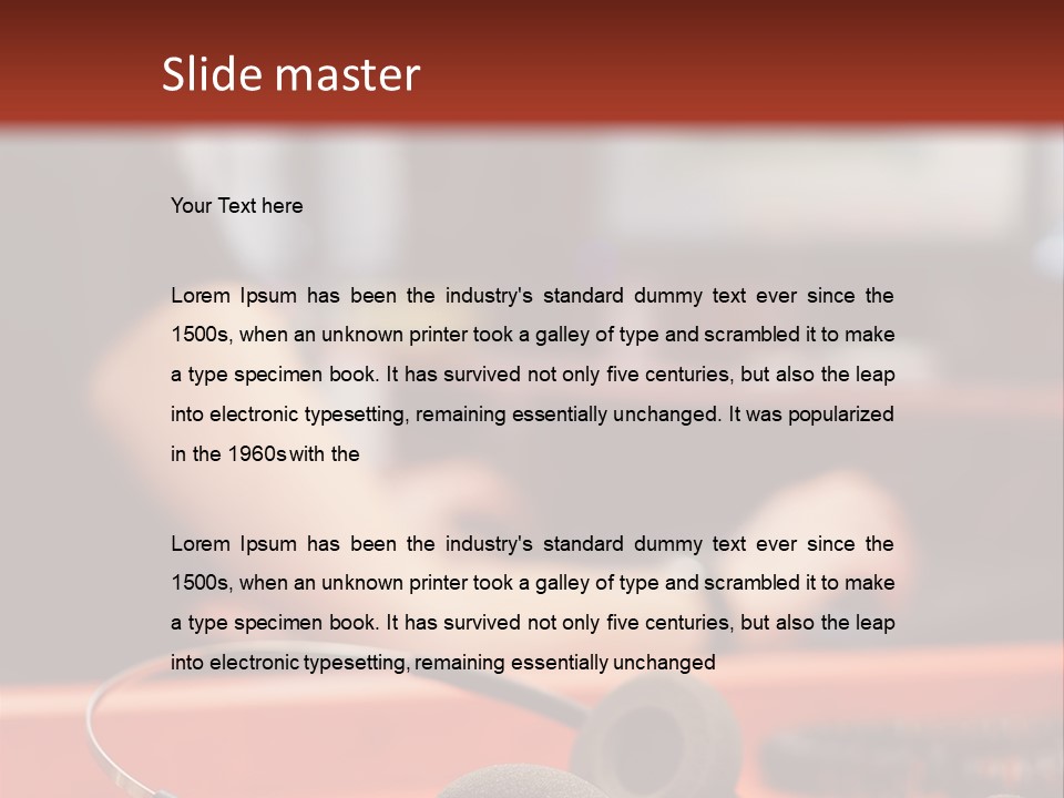 Consultant Sales Phone PowerPoint Template