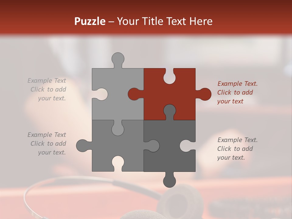 Consultant Sales Phone PowerPoint Template