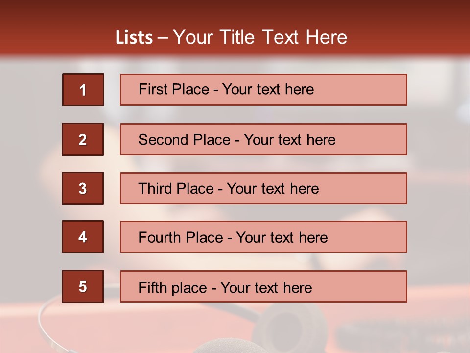 Consultant Sales Phone PowerPoint Template