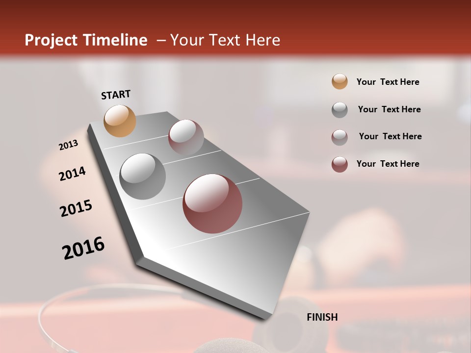 Consultant Sales Phone PowerPoint Template