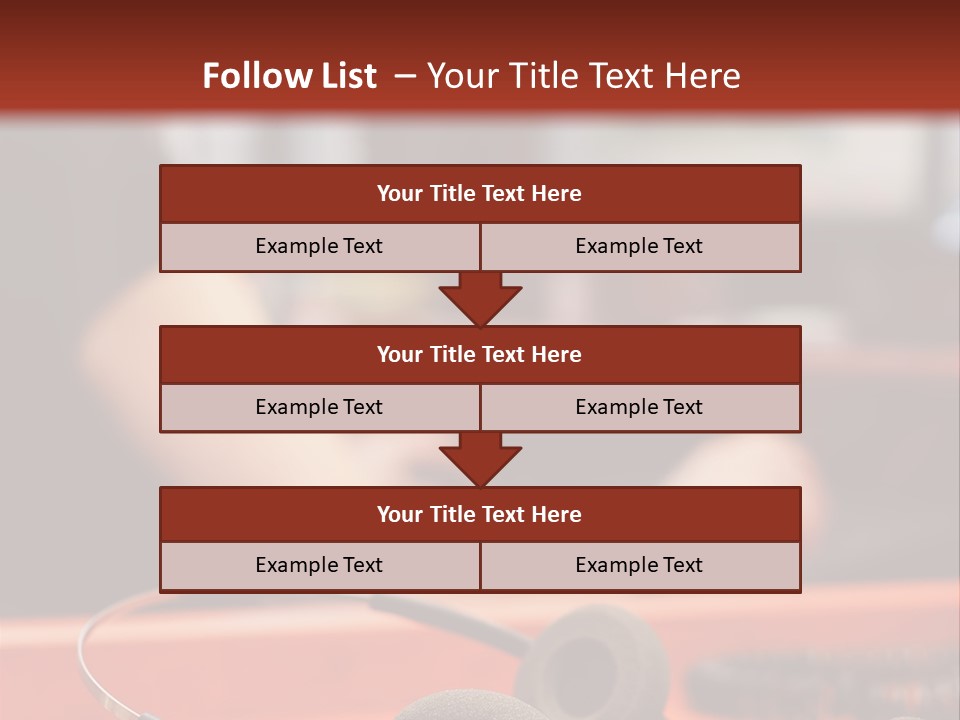 Consultant Sales Phone PowerPoint Template