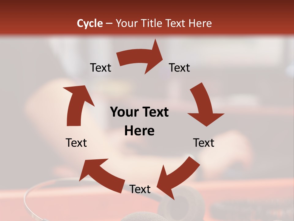 Consultant Sales Phone PowerPoint Template