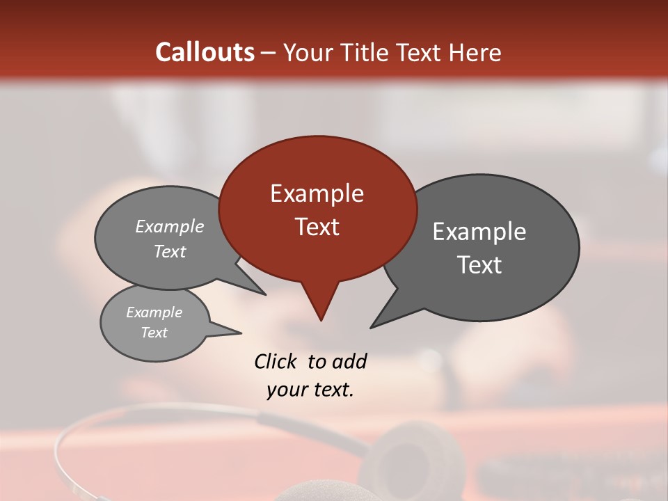Consultant Sales Phone PowerPoint Template