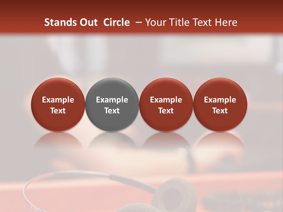 Consultant Sales Phone PowerPoint Template