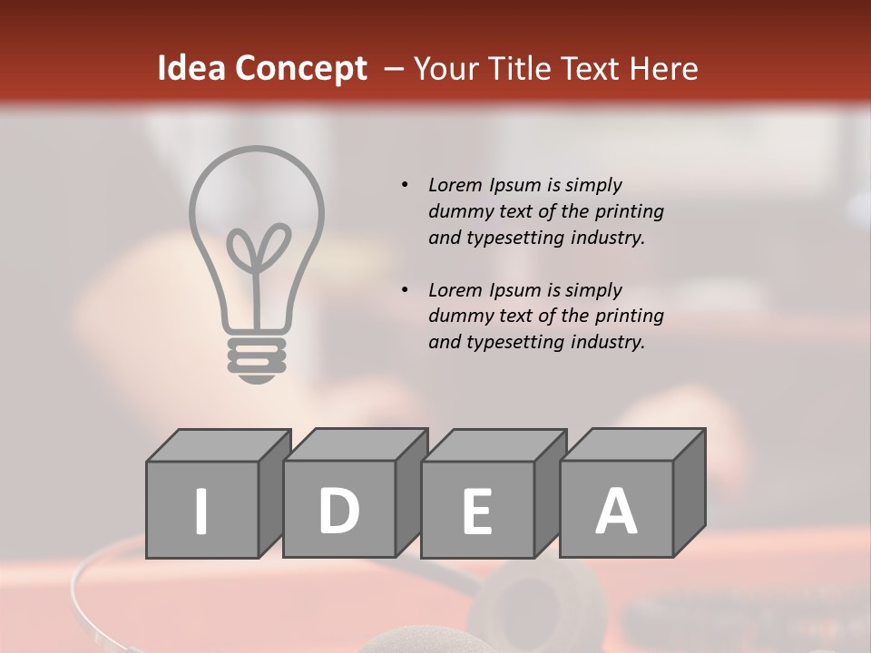 Consultant Sales Phone PowerPoint Template