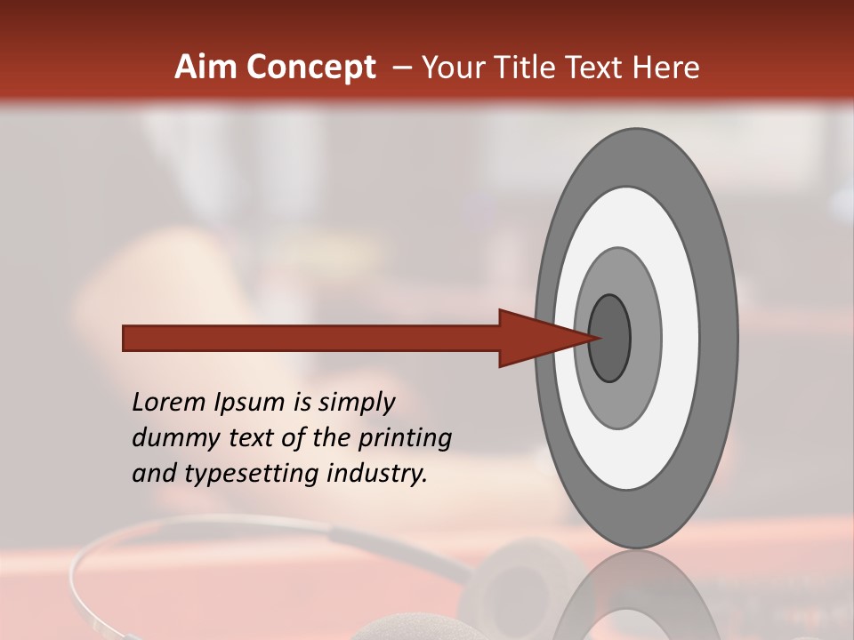 Consultant Sales Phone PowerPoint Template