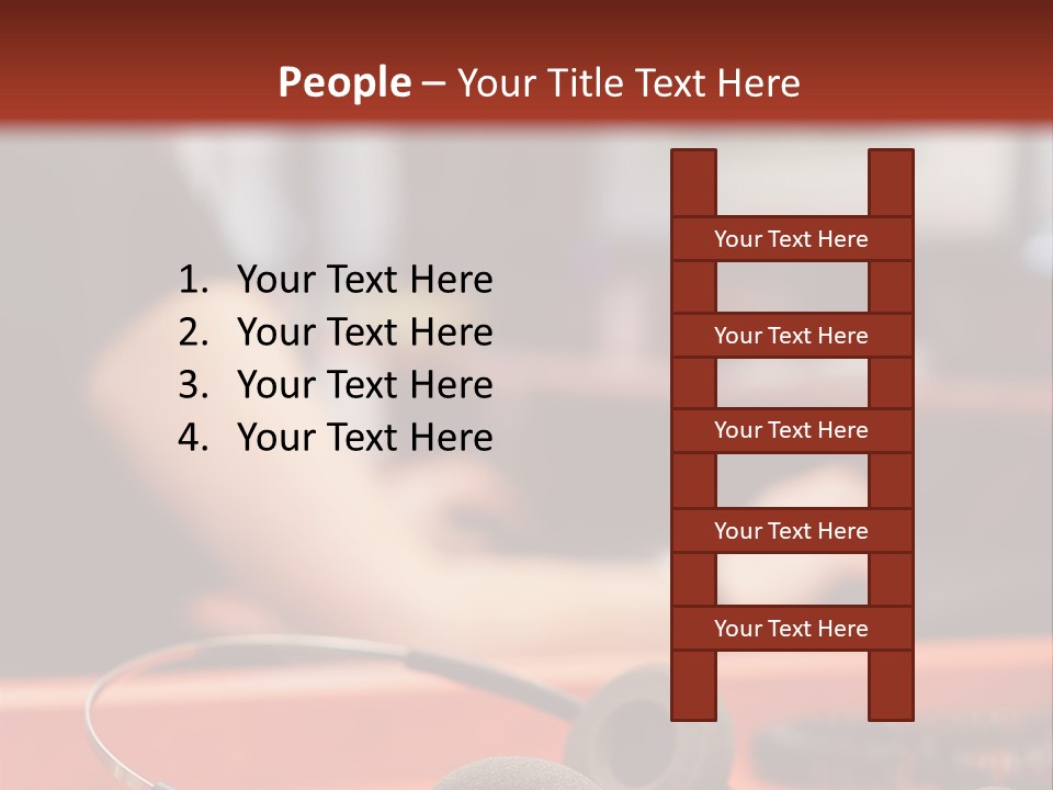 Consultant Sales Phone PowerPoint Template
