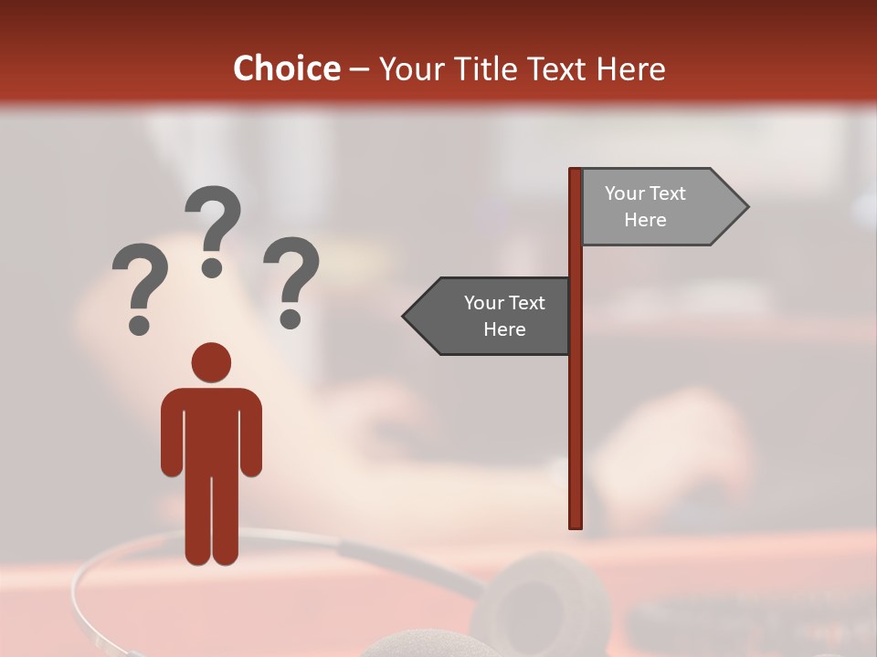 Consultant Sales Phone PowerPoint Template