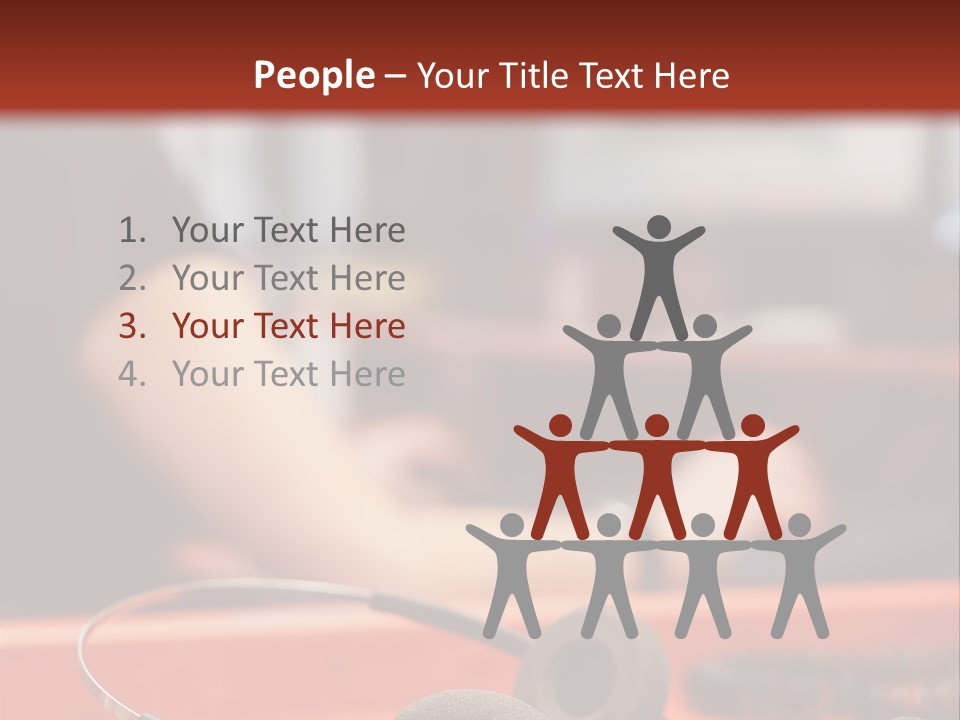 Consultant Sales Phone PowerPoint Template