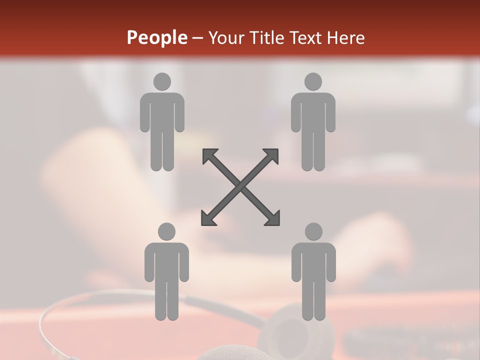 Consultant Sales Phone PowerPoint Template