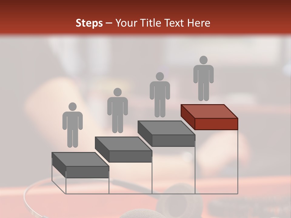 Consultant Sales Phone PowerPoint Template