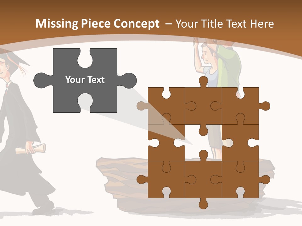 Moving Out Walking Older Woman PowerPoint Template