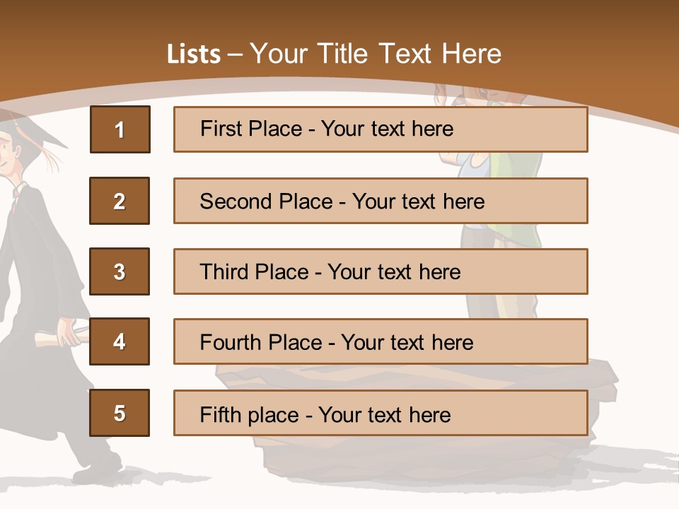 Moving Out Walking Older Woman PowerPoint Template
