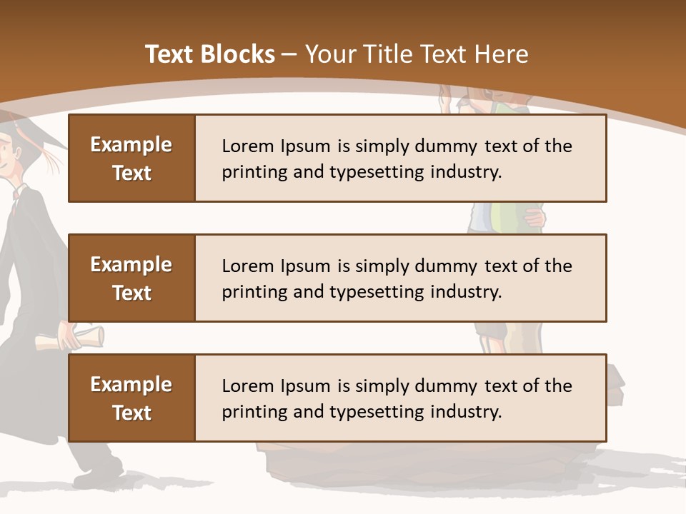 Moving Out Walking Older Woman PowerPoint Template