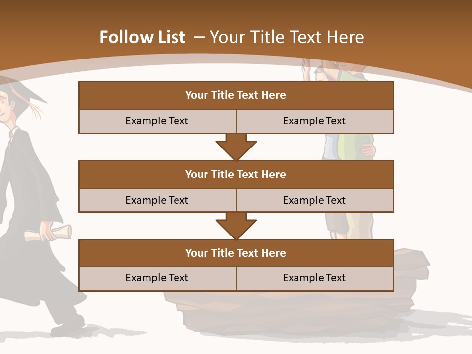 Moving Out Walking Older Woman PowerPoint Template