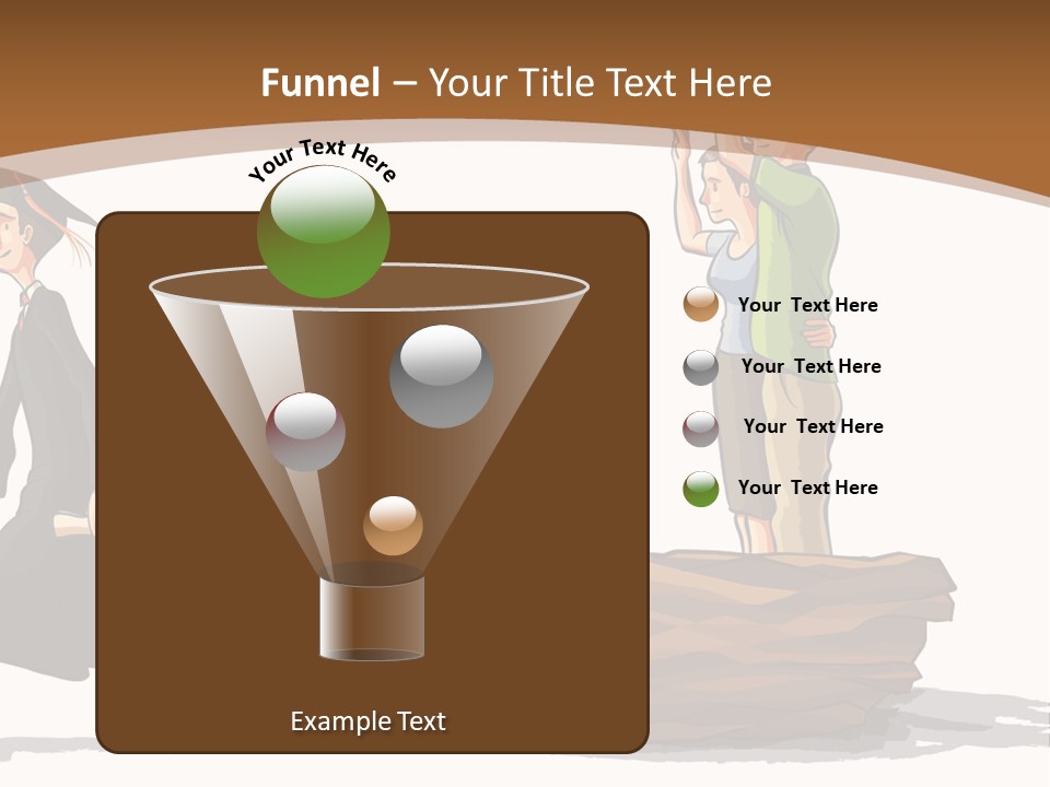 Moving Out Walking Older Woman PowerPoint Template