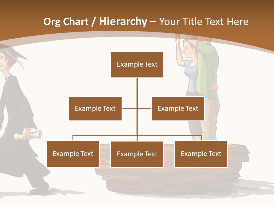 Moving Out Walking Older Woman PowerPoint Template