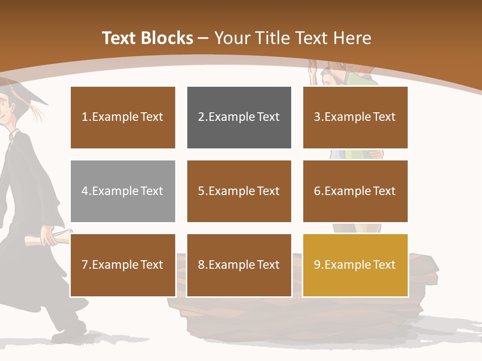 Moving Out Walking Older Woman PowerPoint Template