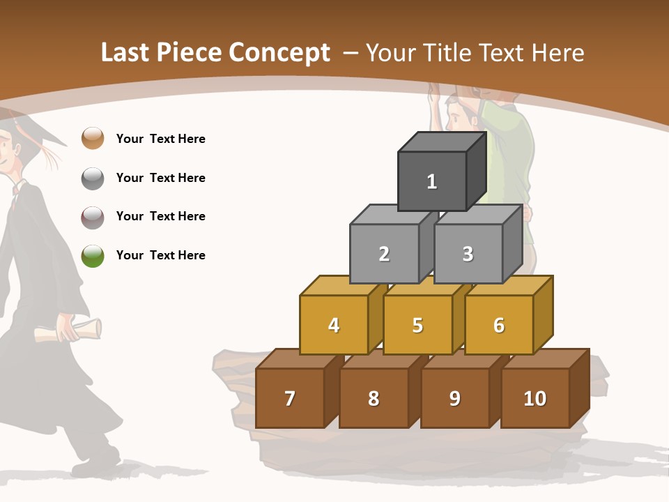 Moving Out Walking Older Woman PowerPoint Template