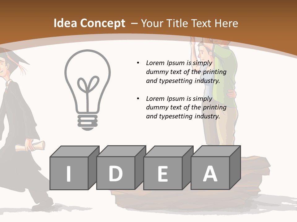 Moving Out Walking Older Woman PowerPoint Template