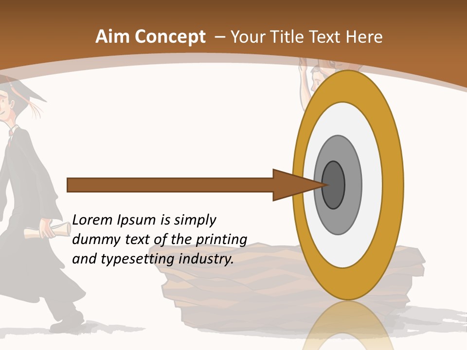 Moving Out Walking Older Woman PowerPoint Template