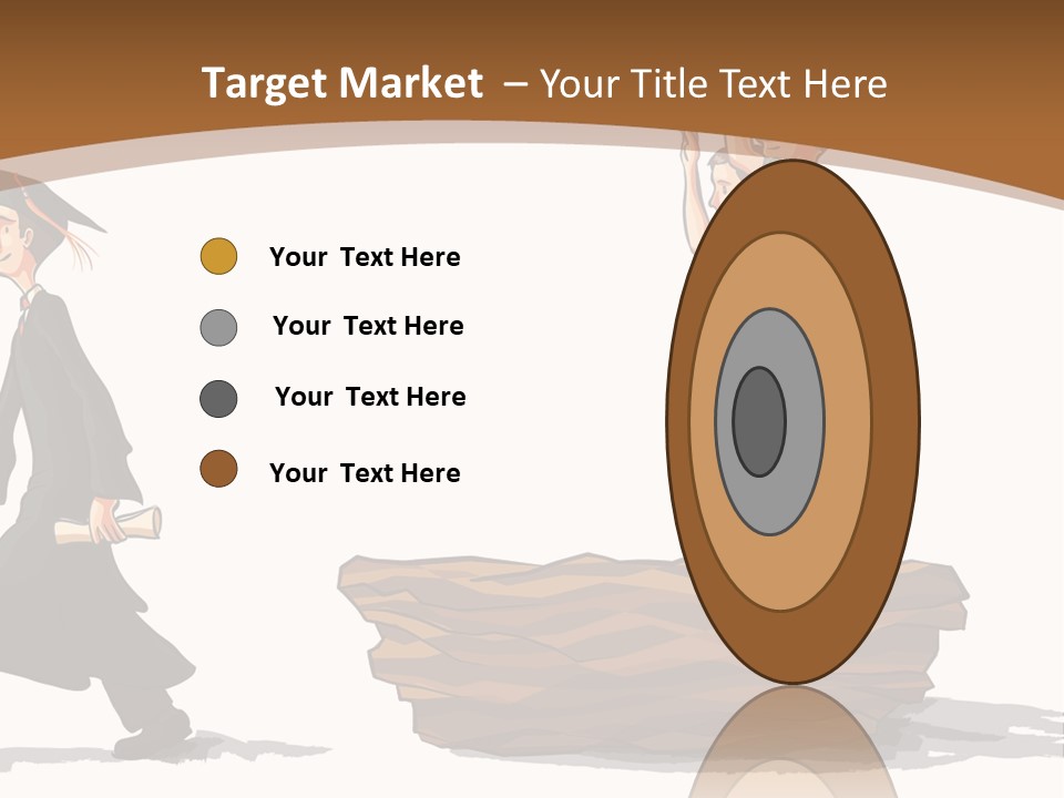 Moving Out Walking Older Woman PowerPoint Template