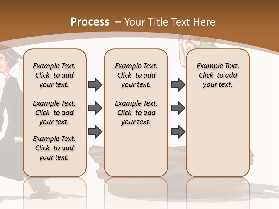 Moving Out Walking Older Woman PowerPoint Template