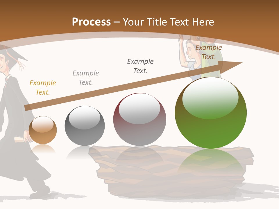 Moving Out Walking Older Woman PowerPoint Template