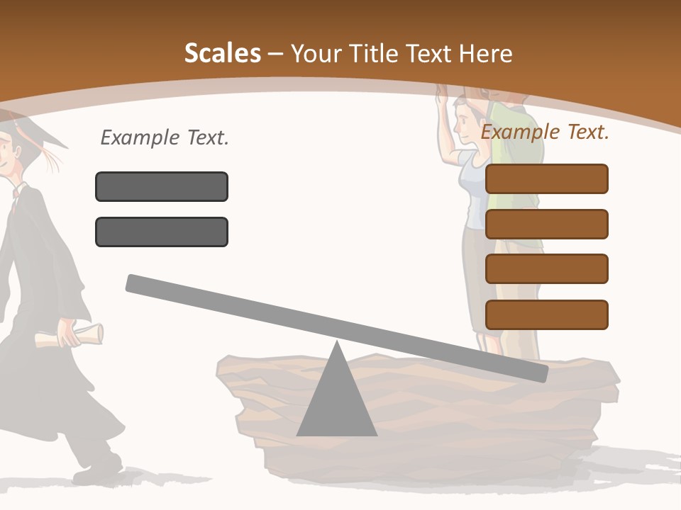 Moving Out Walking Older Woman PowerPoint Template