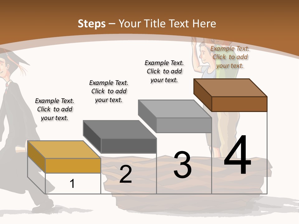 Moving Out Walking Older Woman PowerPoint Template