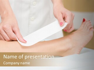 Shin Leg Epilation PowerPoint Template