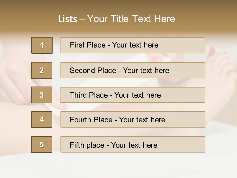 Shin Leg Epilation PowerPoint Template