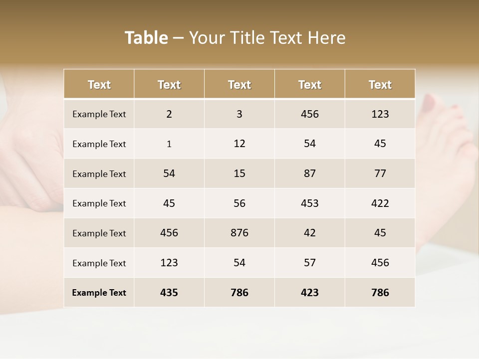 Shin Leg Epilation PowerPoint Template