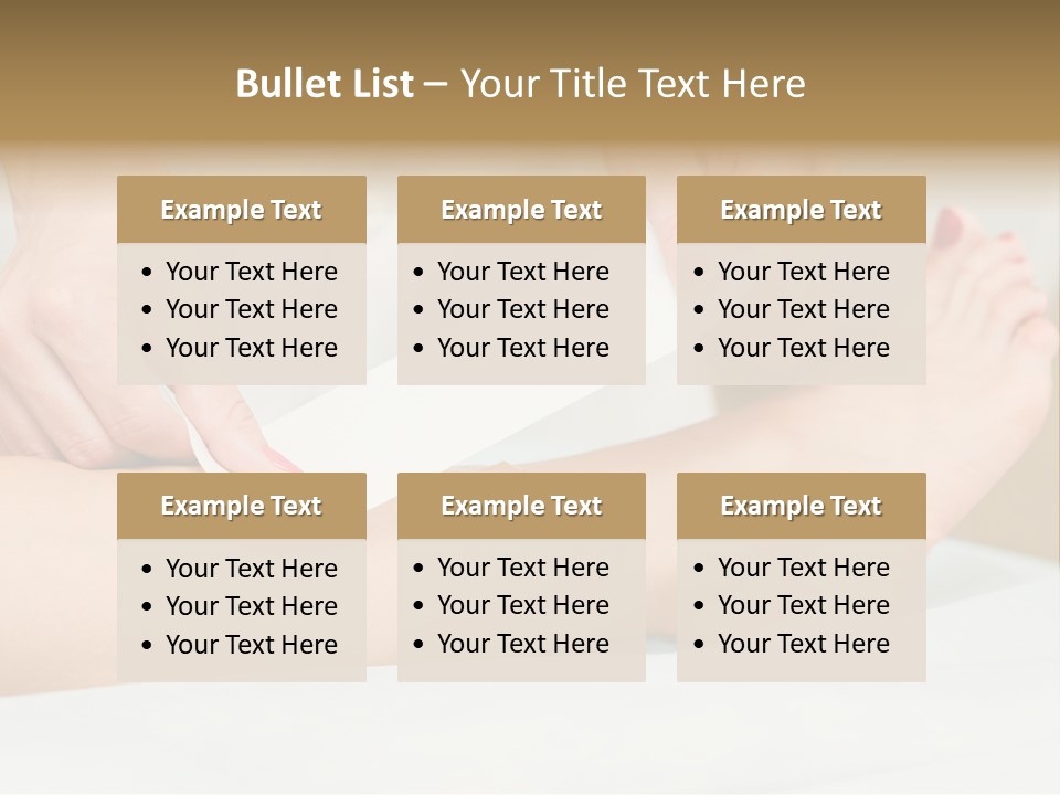 Shin Leg Epilation PowerPoint Template