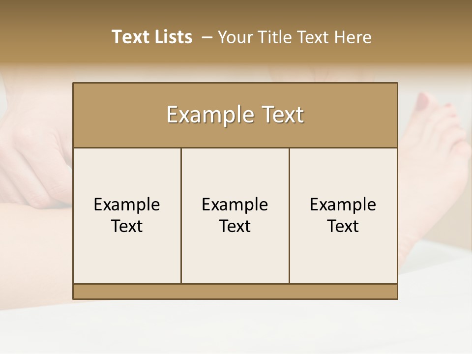 Shin Leg Epilation PowerPoint Template