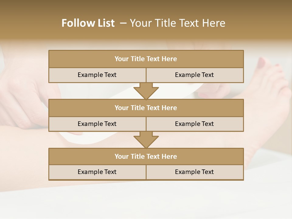 Shin Leg Epilation PowerPoint Template