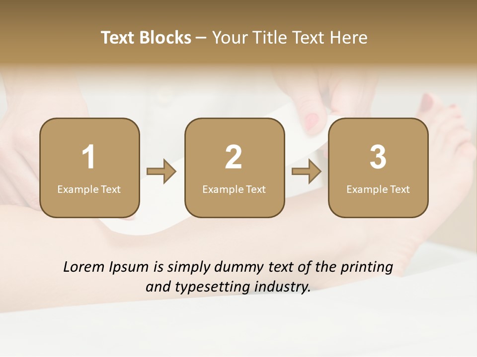 Shin Leg Epilation PowerPoint Template