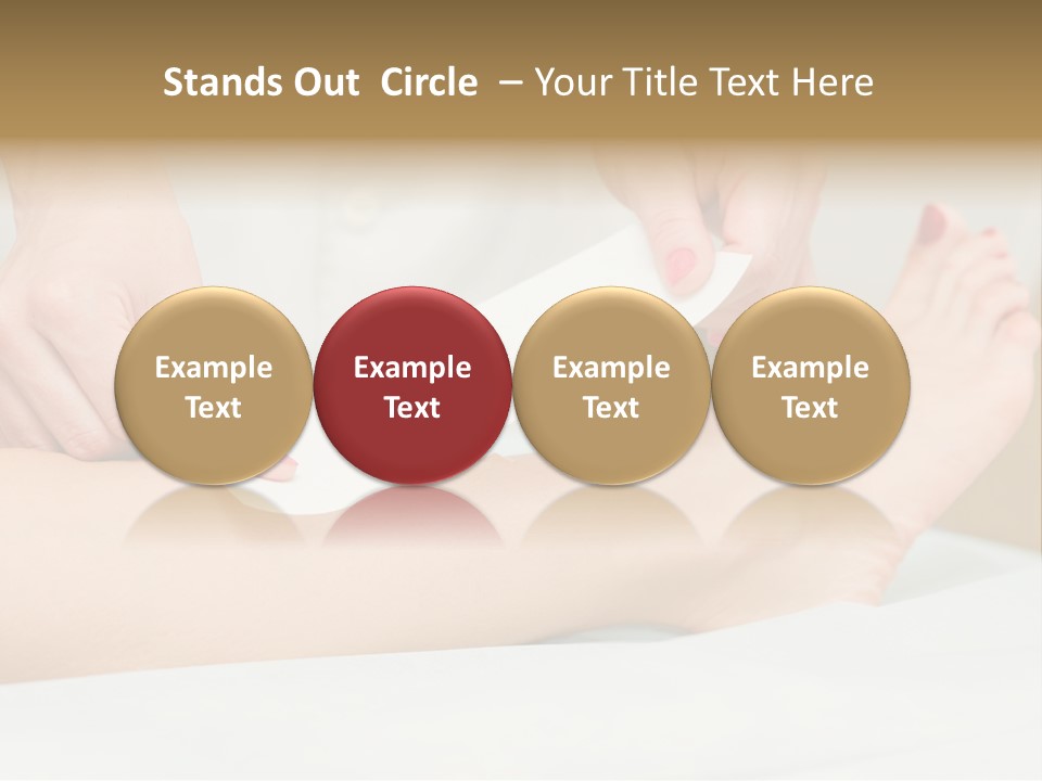 Shin Leg Epilation PowerPoint Template