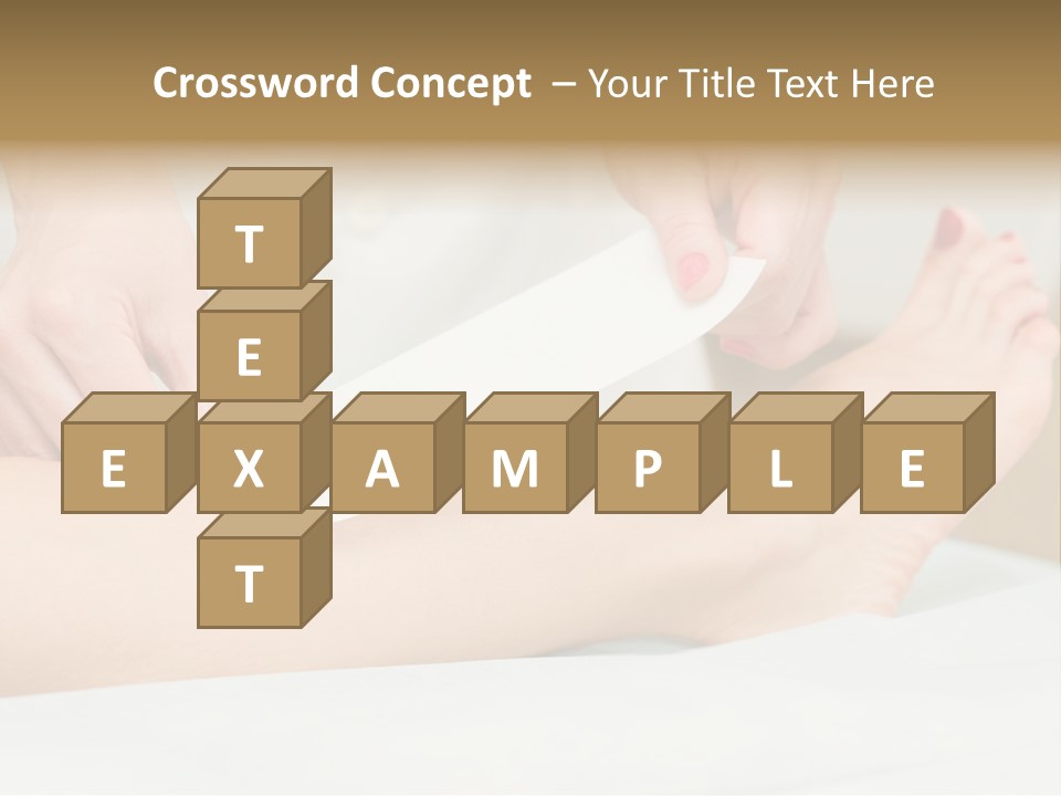 Shin Leg Epilation PowerPoint Template