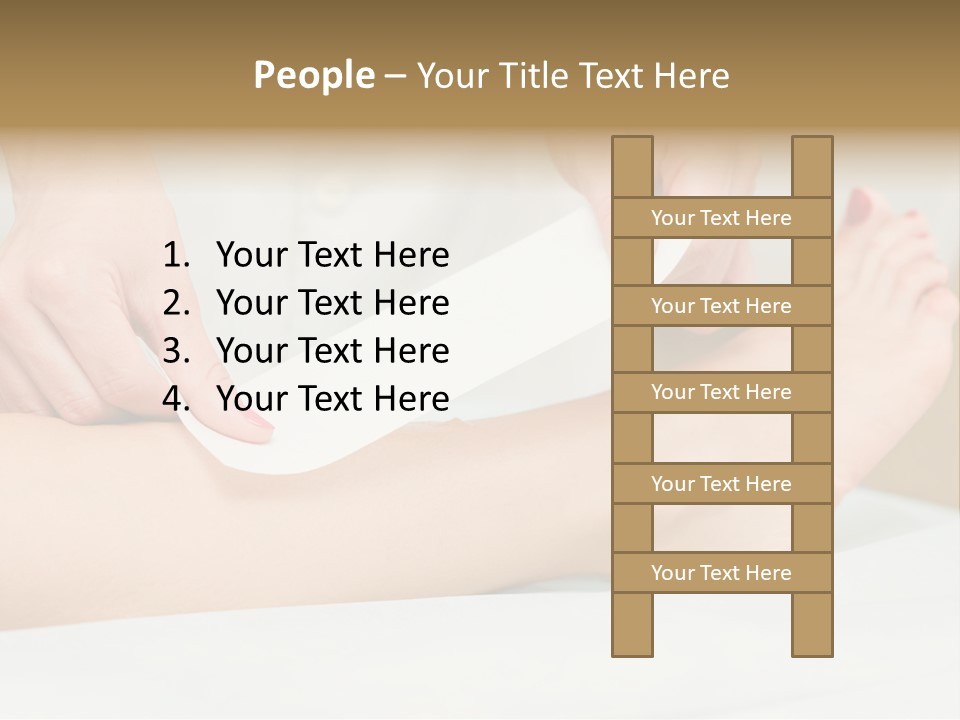 Shin Leg Epilation PowerPoint Template