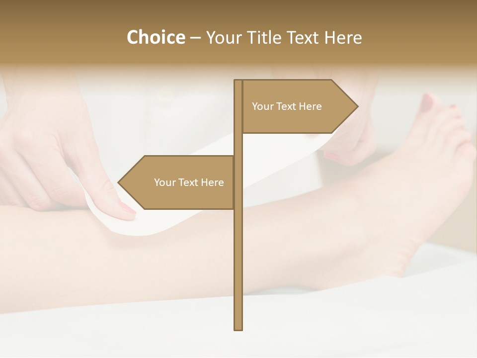 Shin Leg Epilation PowerPoint Template