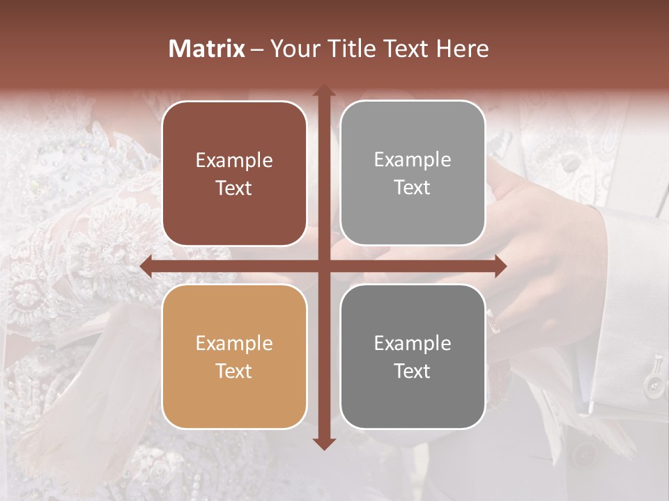 Happy Newlywed Ceremony PowerPoint Template