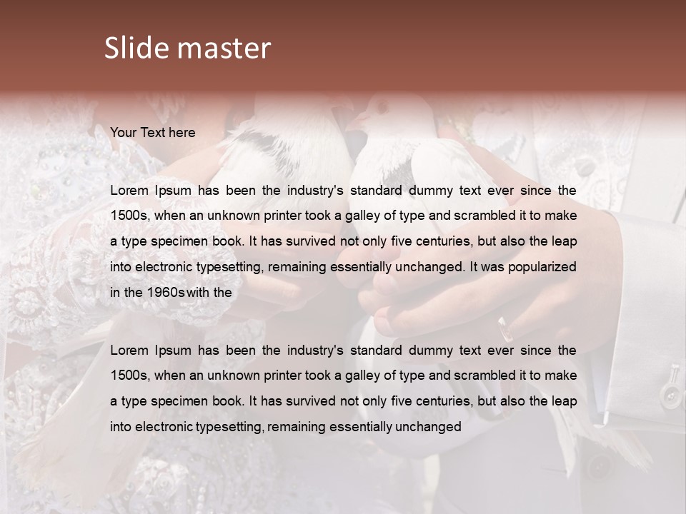 Happy Newlywed Ceremony PowerPoint Template