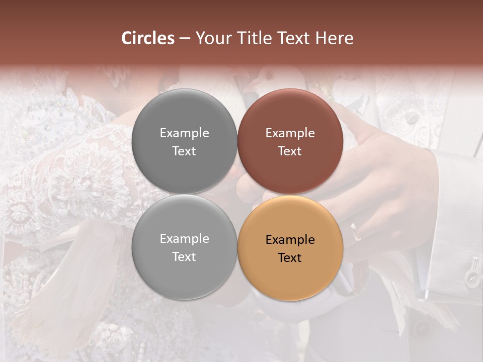 Happy Newlywed Ceremony PowerPoint Template