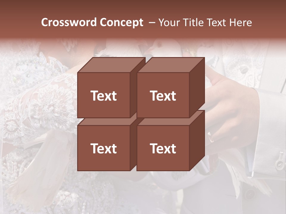 Happy Newlywed Ceremony PowerPoint Template