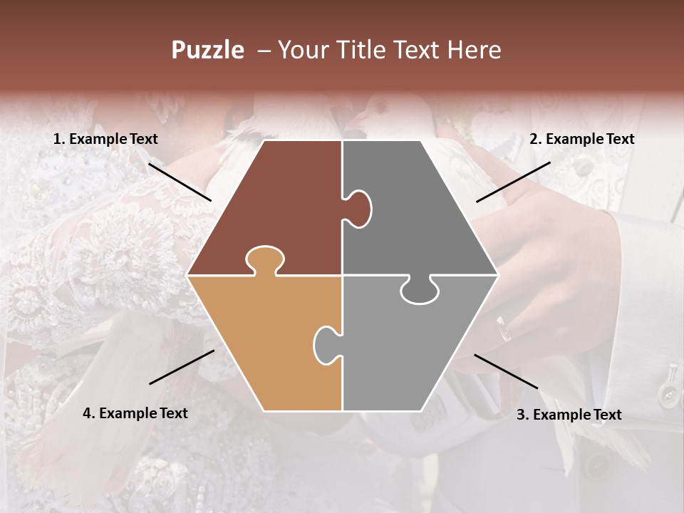 Happy Newlywed Ceremony PowerPoint Template