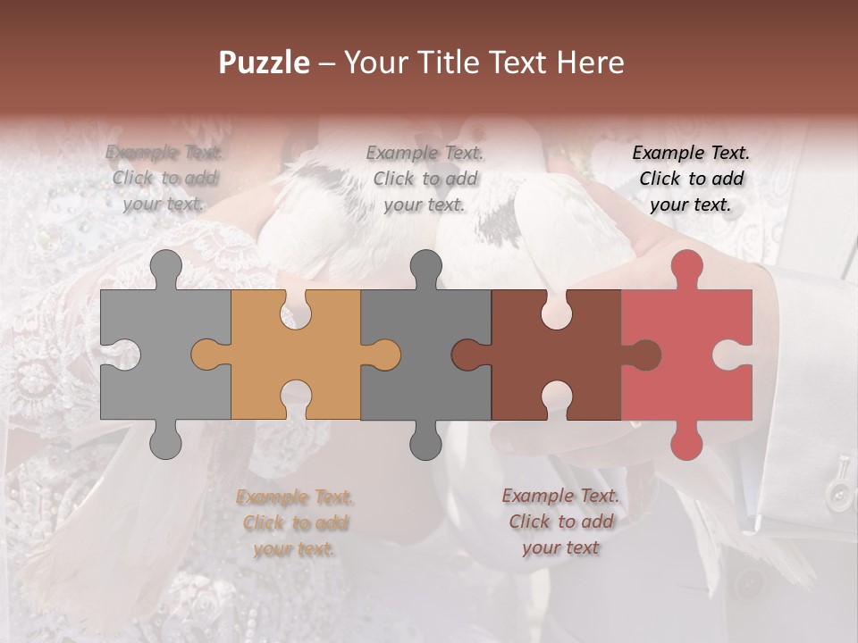 Happy Newlywed Ceremony PowerPoint Template