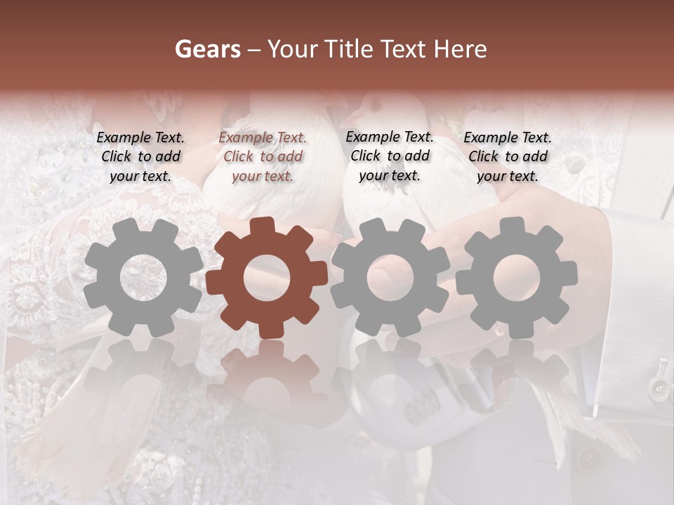 Happy Newlywed Ceremony PowerPoint Template