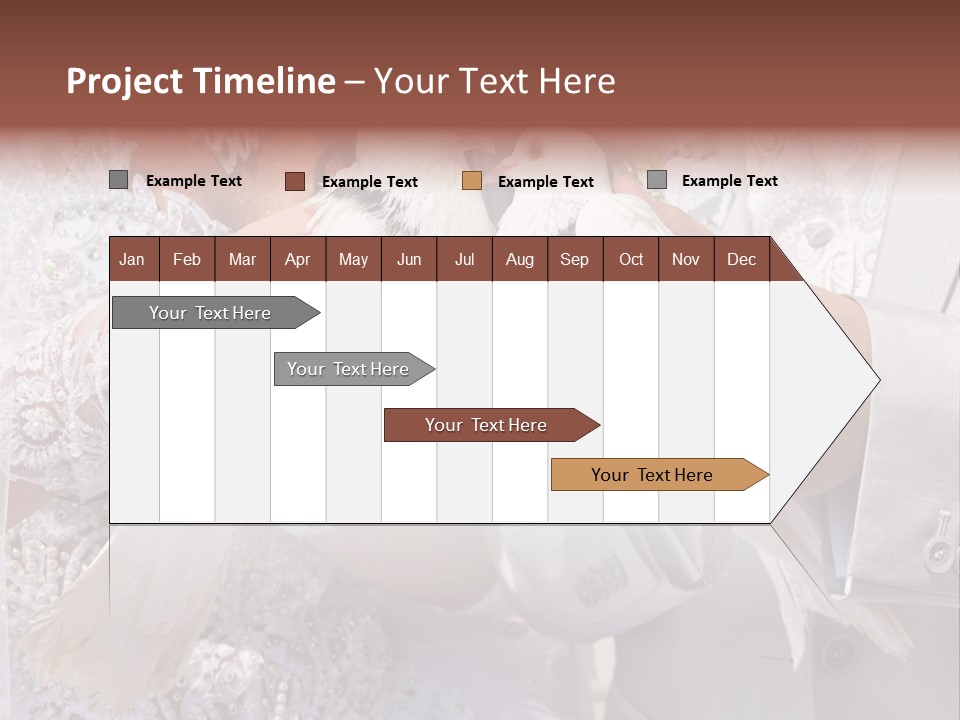 Happy Newlywed Ceremony PowerPoint Template