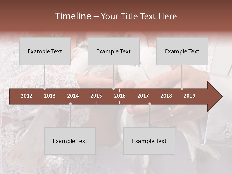 Happy Newlywed Ceremony PowerPoint Template